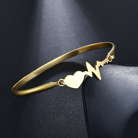 Love Your Heartbeat Bracelet Vista Shops
