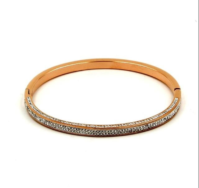 Million Bucks Bracelet in Gold Rose Gold And Silver Overlay