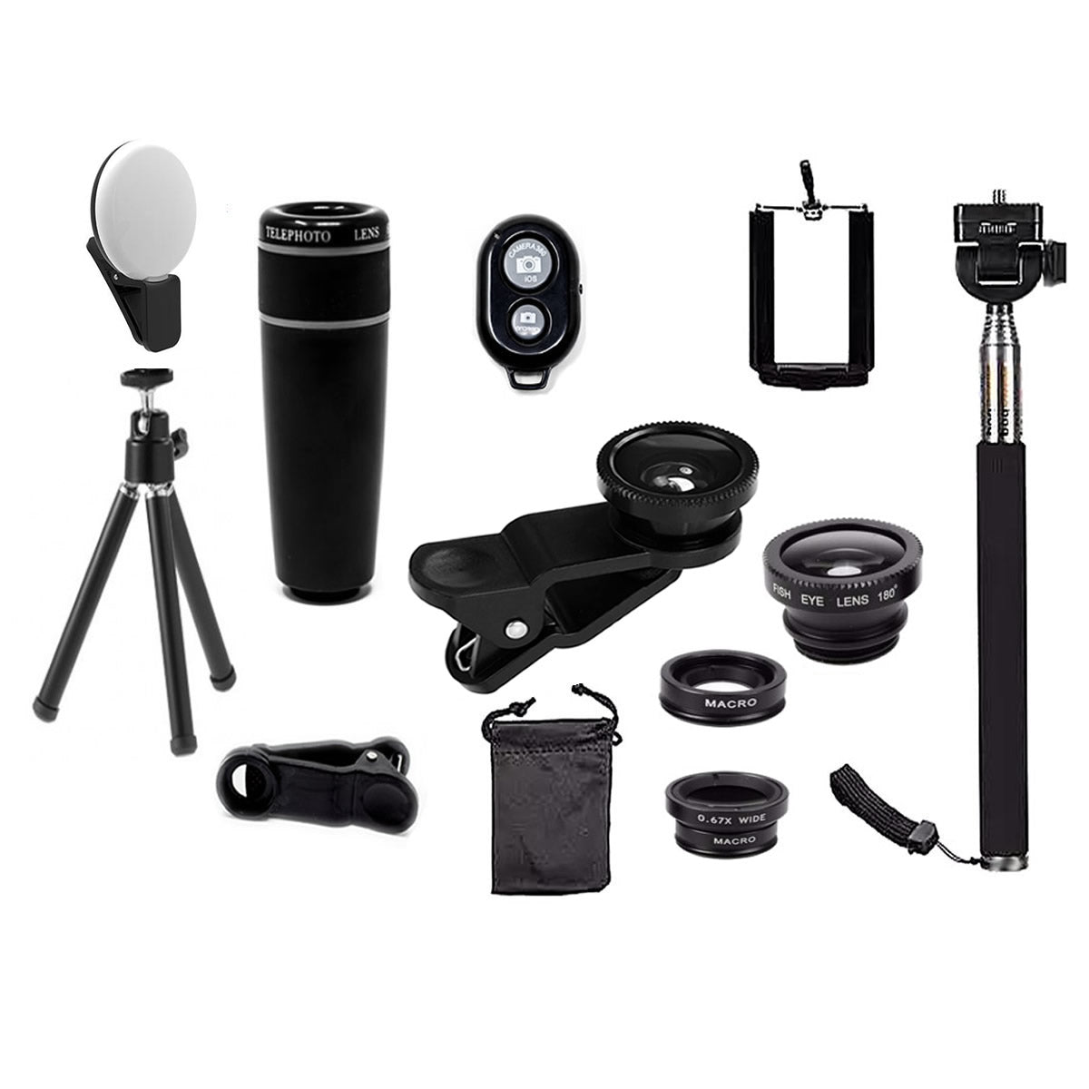 11 in 1 Smartphone Camera Lens Kit Vista Shops