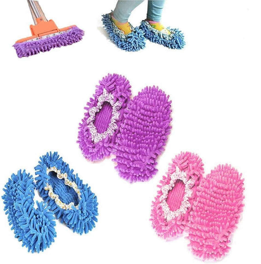 Lazy Maid Quick Mop Slip-On Slippers 3 pairs Vista Shops