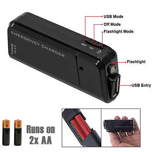 Our SOS! - 'Saves Our Smartphone" - Emergency charger Vista Shops