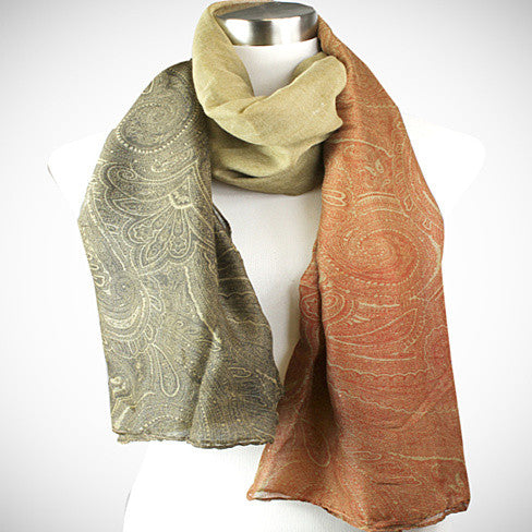Pretty in Persia - The Paisley Scarves Vista Shops