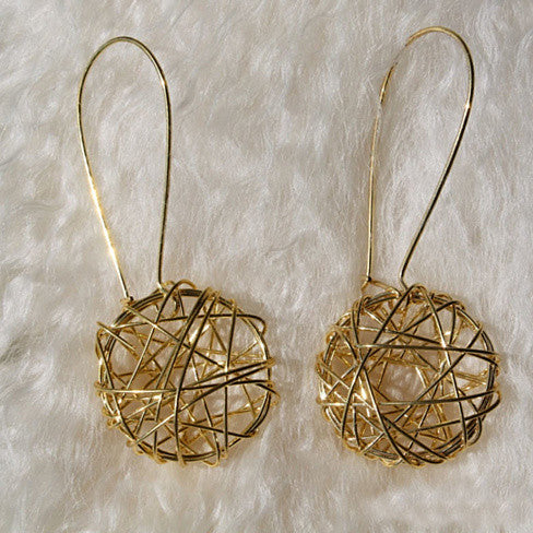 Wrapped In Harmony And Simplicity Dangle Earrings Vista Shops